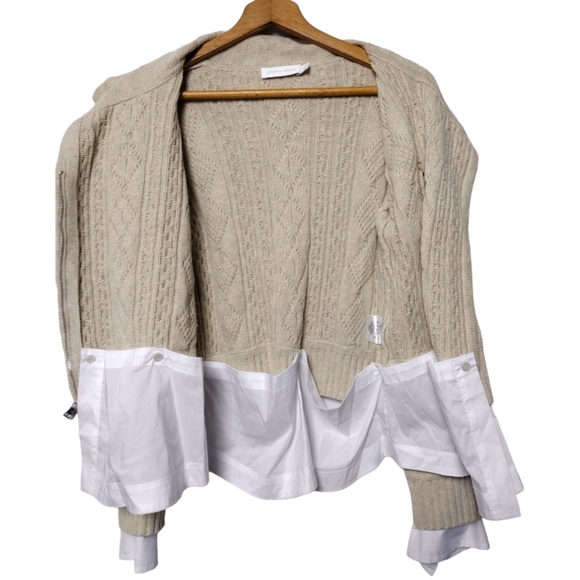 Johnathan Simkhai Davina Cable Knit Cardigan Jacket - Picture 2 of 5